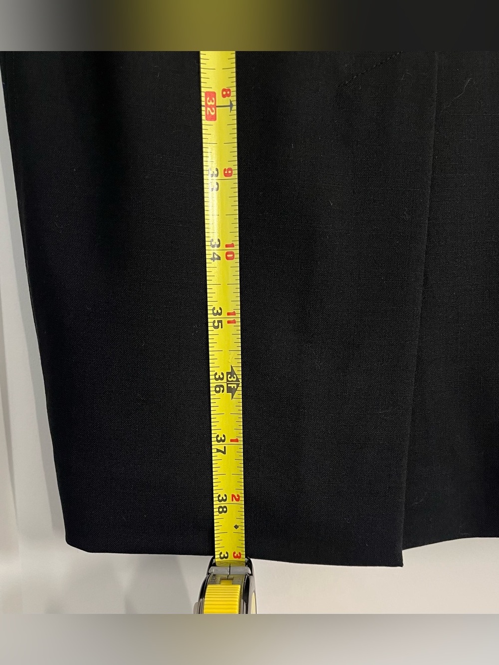 Theory Black "Classic Power" Wool Knee-Length Fitted Dress, Size 4 - Picture 4 of 6